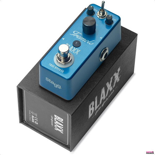 Pedal Tremolo 2 Modos Para Guitarra Y Bajo True Bypass Metal