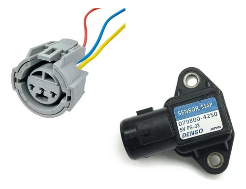 Sensor Pressão Map E Conector Honda Accord Civic 079800-4250
