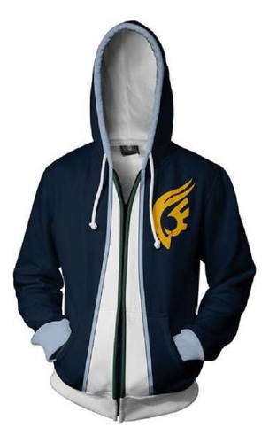 Sudadera Impresa En 3d Cosplay Anime Serie  Fairy Tail