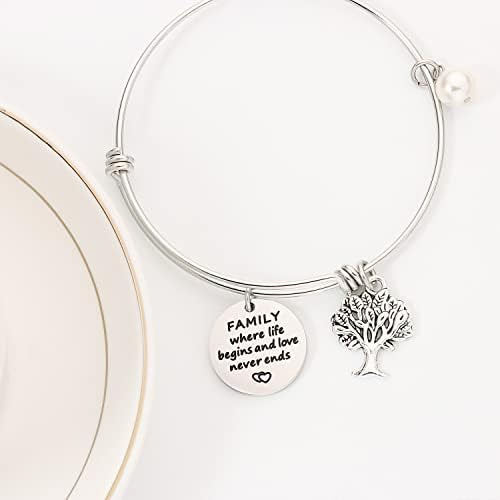 Pulsera De Árbol Genealógico Hutimy Familia Donde La Vida Y