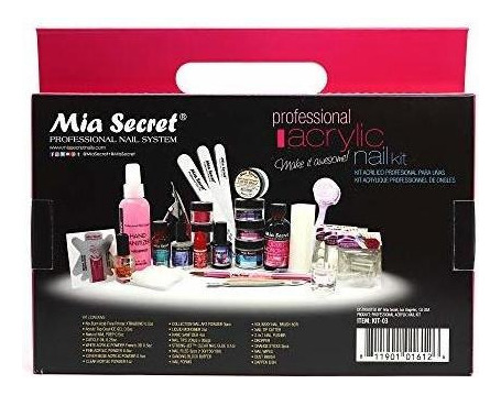 Kit De Unas Acrilicas Profesional Mia Secret Para Prin