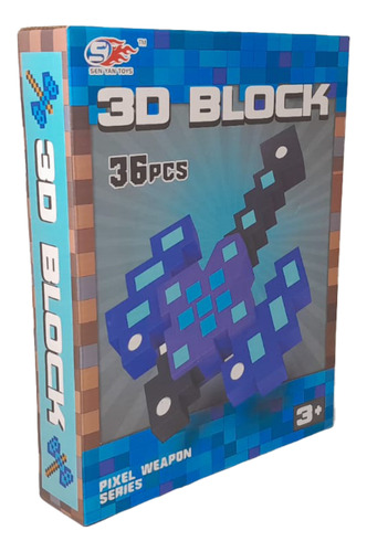 Hacha De Goma Eva 3d 36 Piezas