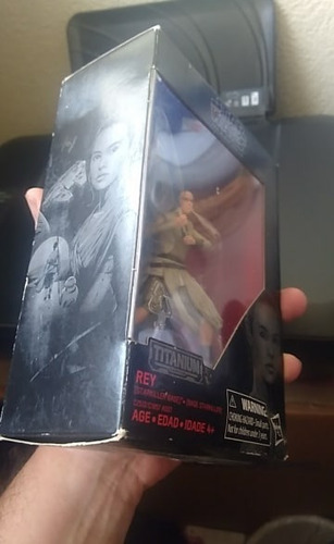 2017 Hasbro Star Wars Black Series Titanium Series Rey (Usado)