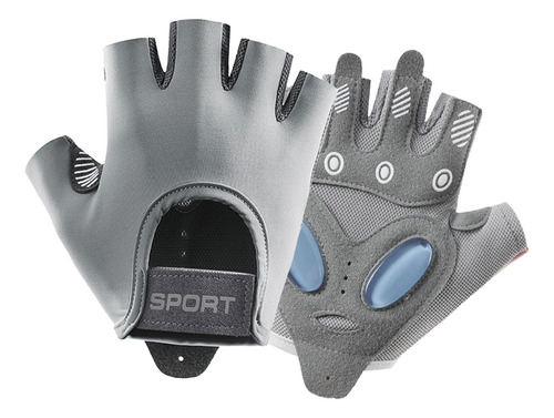 Guantes Deportivos Para Hombre, Sin Dedos, Para Ciclismo