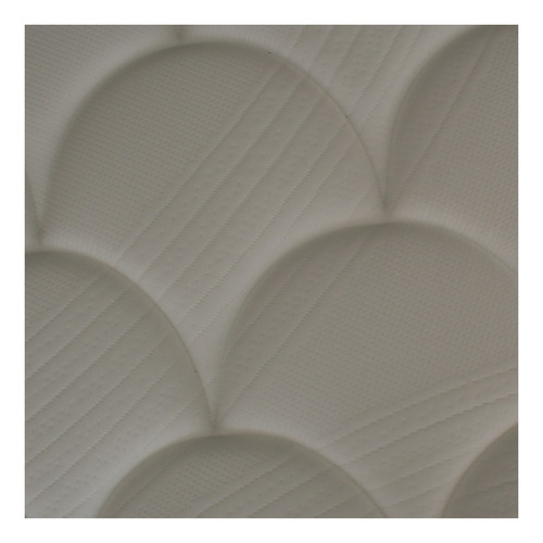 Imagen 4 de 4 de Colchón Matrimonial de resortes Bio Mattress Resortes Superlastick Manchester blanco - 135cm x 190cm x 28cm con pillow top