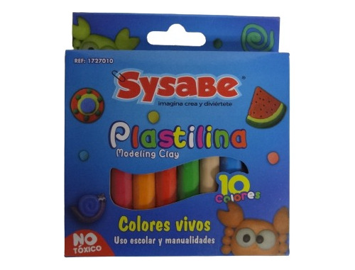 Plastilina Sysabe ( 10 Colores )