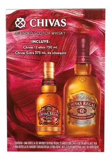 Whisky Chivas Regal 12 Años 750 Ml + Extra 375 Ml
