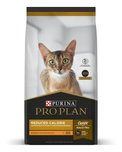 Alimento Pro Plan OptiFit Reduced Calorie para gato adulto sabor pollo y arroz en bolsa de 1 kg