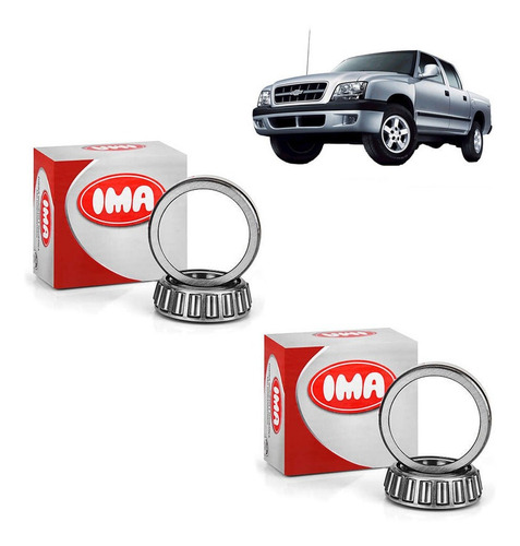 Par Rolamento Roda Dianteira/traseira S10 2.2 2001 2002 2003