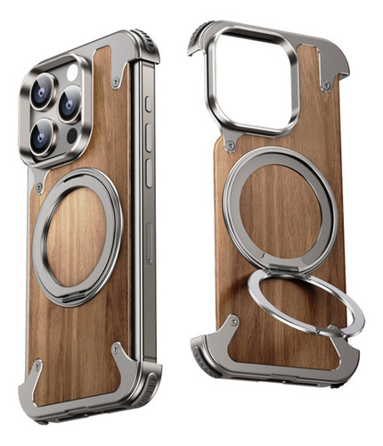 Para Apple 15 Promax Funda De Teléfono Sin Marco