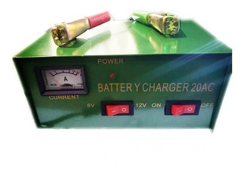 Cargador De Bateria De 12v Y 6v 20ah (amperes) Motos Y Autos