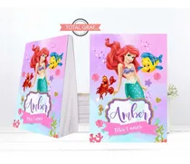 Comprar 15 Anotadores Souvenir Sirenita Ariel Disney 10x15 Cm 50 Hjs