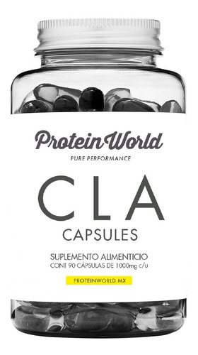 Cápsulas De Cla Protein Wolrd 