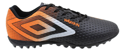 Botin Umbro Futbol Hombre Warskin Tf Negro-nja-bco Ras