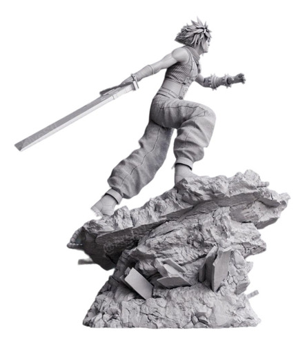 Cloud Strife - Final Fantasy - Em Resina 12k