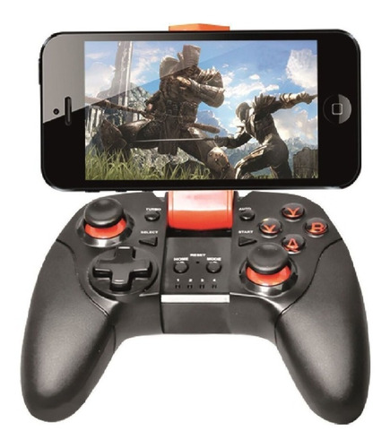 Control Joystick Bluetooth Para Celulares Con Soporte