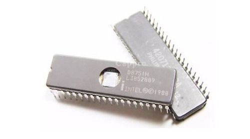 8751h Circuito Integrado Microcontroller 40 Pin Con Ventana