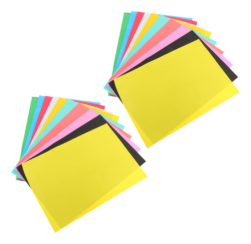 Manual De Papel De Esponja De Colores, 30 Hojas