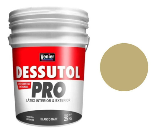 Latex Dessutol Pro Interior Exterior Color X 25kg