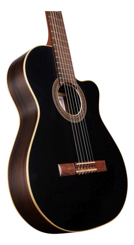 Guitarra Criolla Fonseca 41 K Negra Color Negro