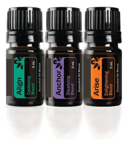 Kit Meditação Doterra - Yoga Collection Com 3 Óleos De 5 Ml