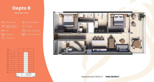 Preventa De Departamentos Frente Al Mar En San Benito! 3 Habitaciones