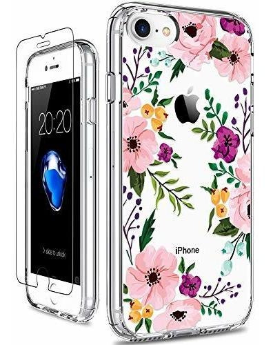 Giika iPhone 8 Case, iPhone 7 Case With Screen Protector, Cl