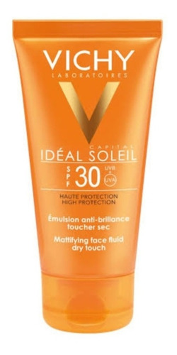 Vichy Ideal Soleil Spf 30 Emulsion Anti Brillos 50ml.