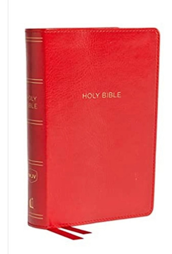 Imagen 2 de 5 de Biblia En Inglés New King James Deluxe Tamaño Compacto Rojo