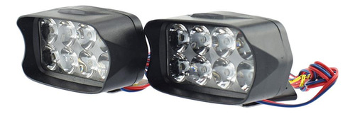 Faros Auxiliares Duales Impermeables 6500 K 8 De 12 W Para M