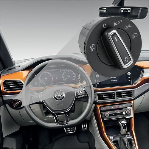 Farol Milha Drl T-cross Tsi Comfortline 2019 A 2024 +botão