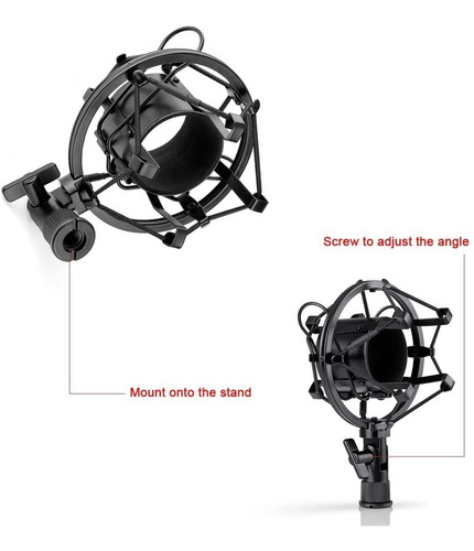 Imagen 2 de 3 de Micrófono Nw-800 Condensador Cardioide Negro/dorado