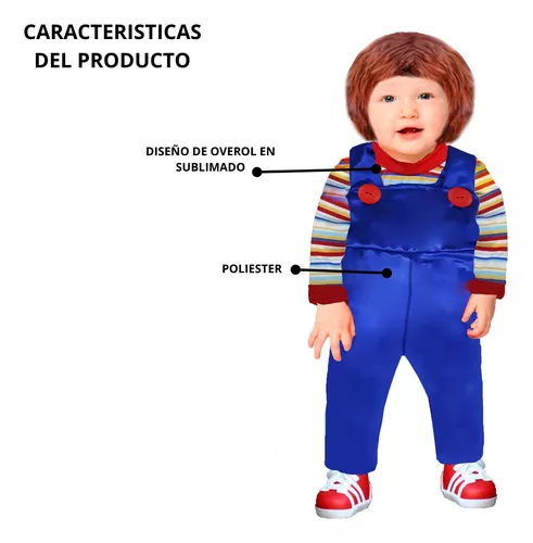 Disfraz de Chucky Diabólico para hombre para halloween