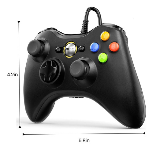 Controlador De Pc Voyee, Controlador Con Cable Compatible Co