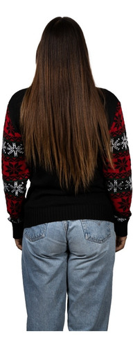 Sueter Navideño Uggly Sweater Santa Clause Feliz Para Mujer