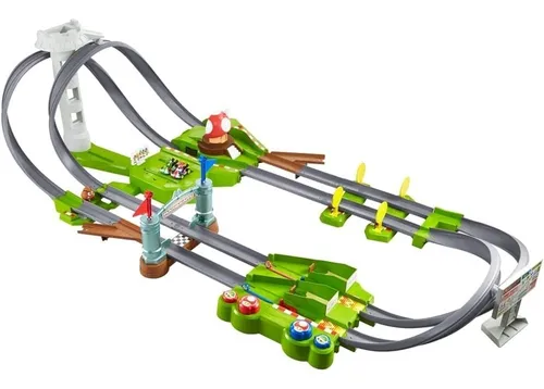 Pista larga online de hot wheels