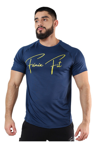 Playera De Licra Ligera Deportiva Sídney Hombre Fénix Fit 