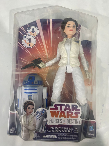 Muñeca Princesa Leia Organa & Rs-d2 Forces Of Destiny Nueva