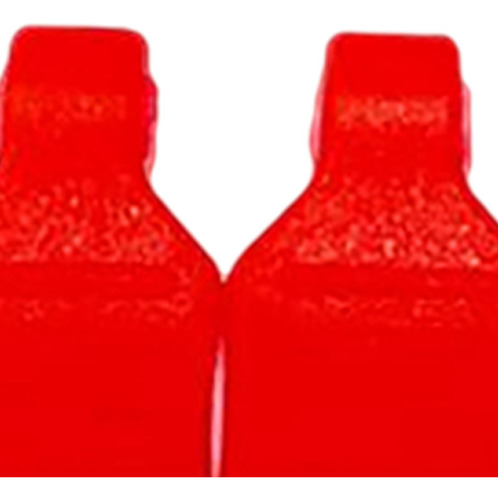 3 X 10 Clips De Carrocería R Pins Con 10 Lengüetas De Rojo