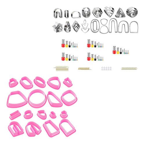 Kit De Fabricação De Brincos Cortadores Metal 126 Unidades