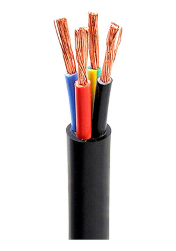 Cable Tipo Taller 4x2,5 Mm Normalizado Iram 4 X 2,5 X 10 Mts