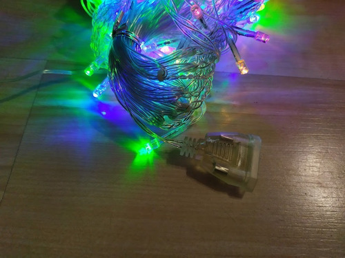Imagem 3 de 3 de Pisca Pisca 100 Led Decoração De Natal 9 Mts 110v Colorido