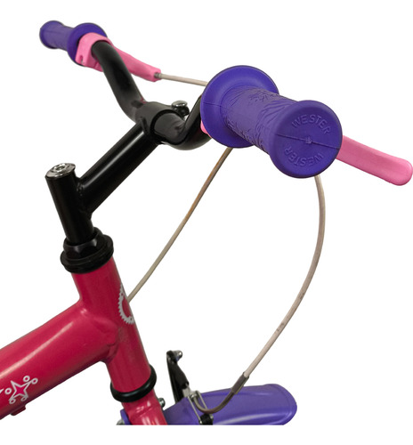 Bicicleta Infantil Aro 16 Bloom Rosa Perola 4s 2023 Houston