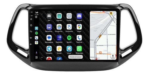 Multimidia Compass 9p Adak G2 Android 14 Carplay 2gb 64gb