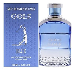 New Brand Golf Blue Men Edt Spray 3.3 Oz