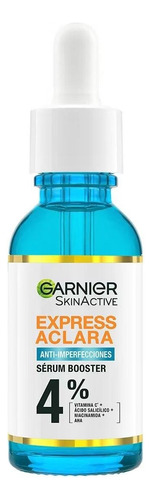 Serum Booster Garnier Anti-imperfecciones Skin Active Express Aclara 30 mL