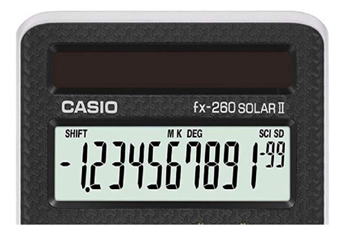Calculadora Casio Scientific, Negra, 3 W X 5 H 225