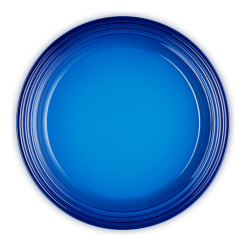 Prato Raso De Cerâmica 22 Cm Azure Blue Le Creuset