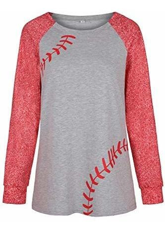 Imagen 3 de 4 de Camisetas De La Madre De Béisbol Camisetas De 2434g