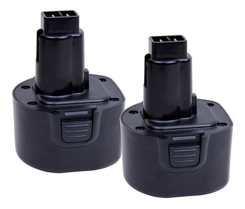 2pcs Batería De Ni-cd 2.0ah De 9,6 V Para Dewalt Dw9062